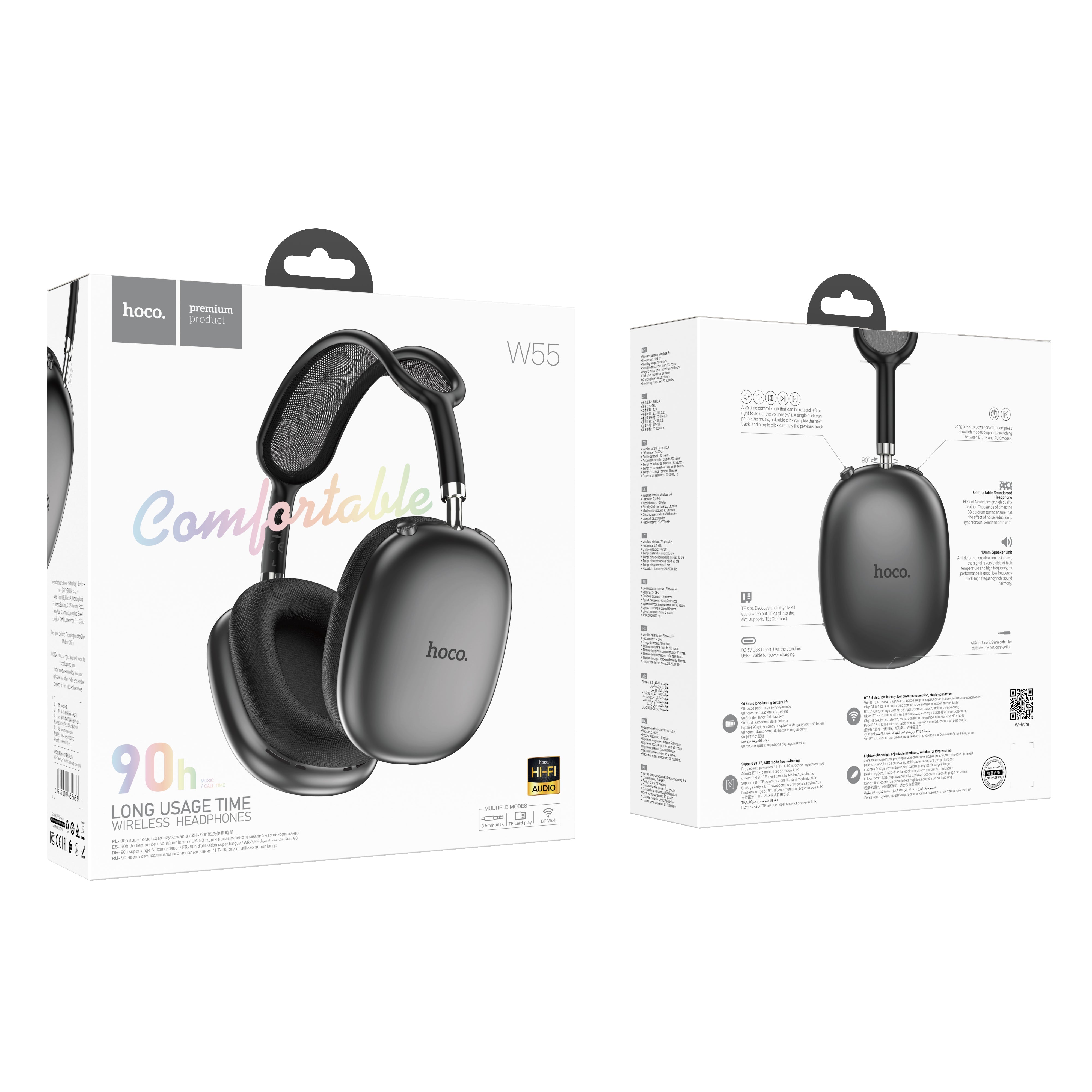 HD_SYNC:W55 Pleasing BT headphones