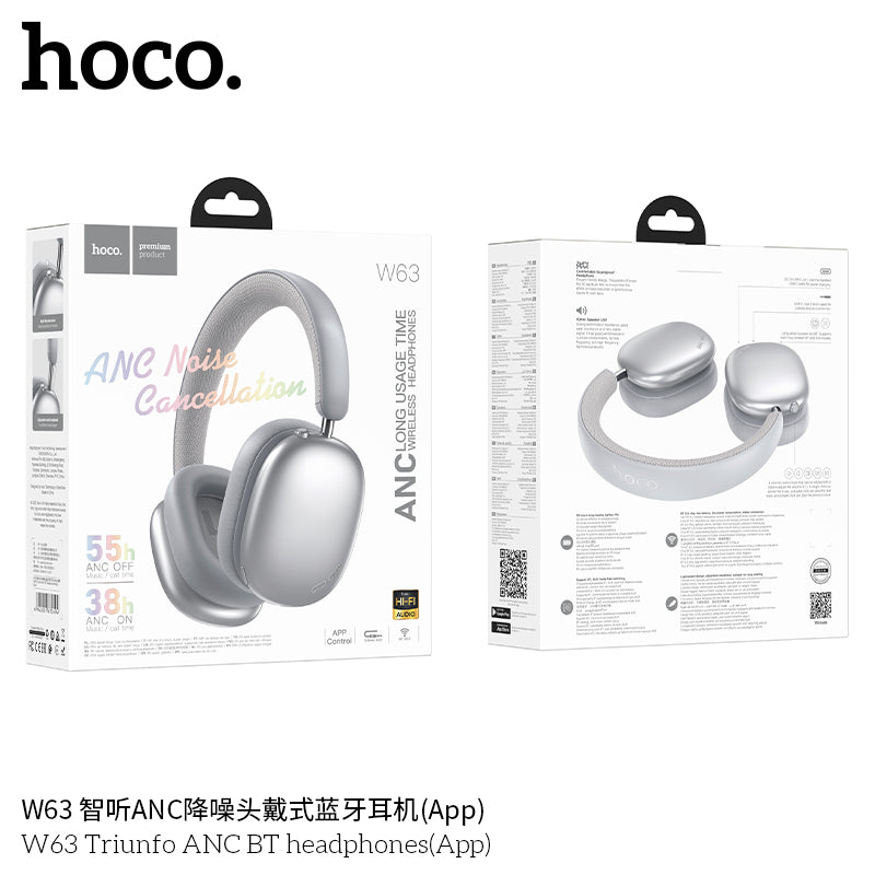 HD_SYNC:W63 Triunfo ANC BT headphones(App)