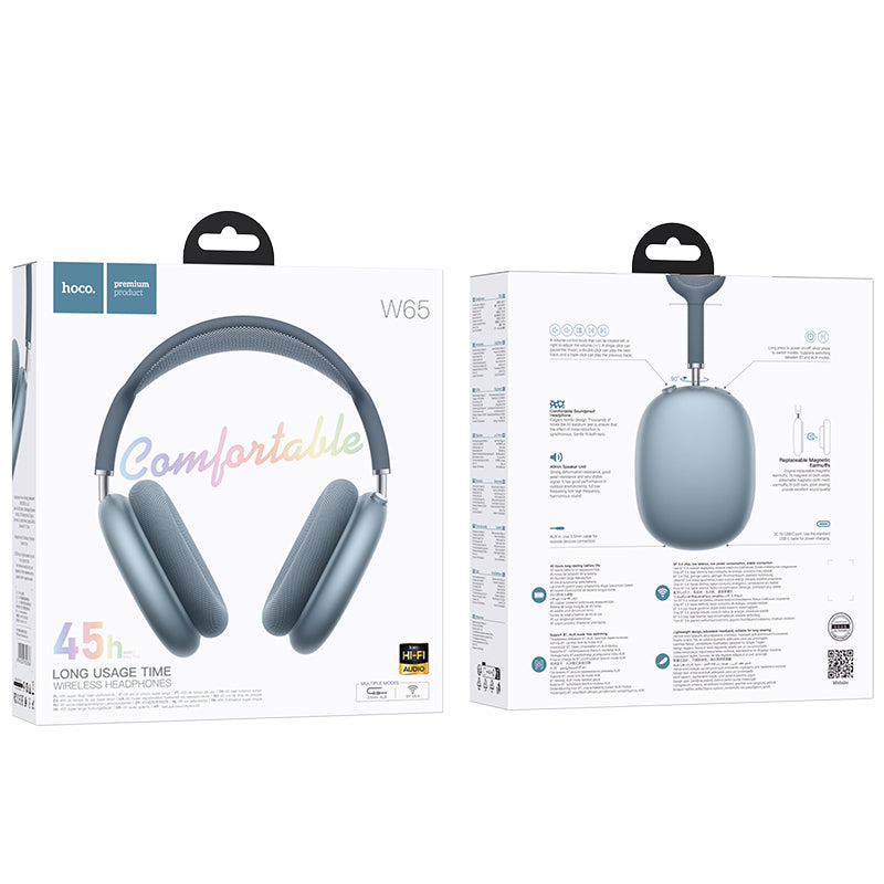 HD_SYNC:W65 Plus Happy ANC BT headphones