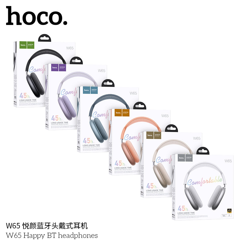 HD_SYNC:W65 Plus Happy ANC BT headphones