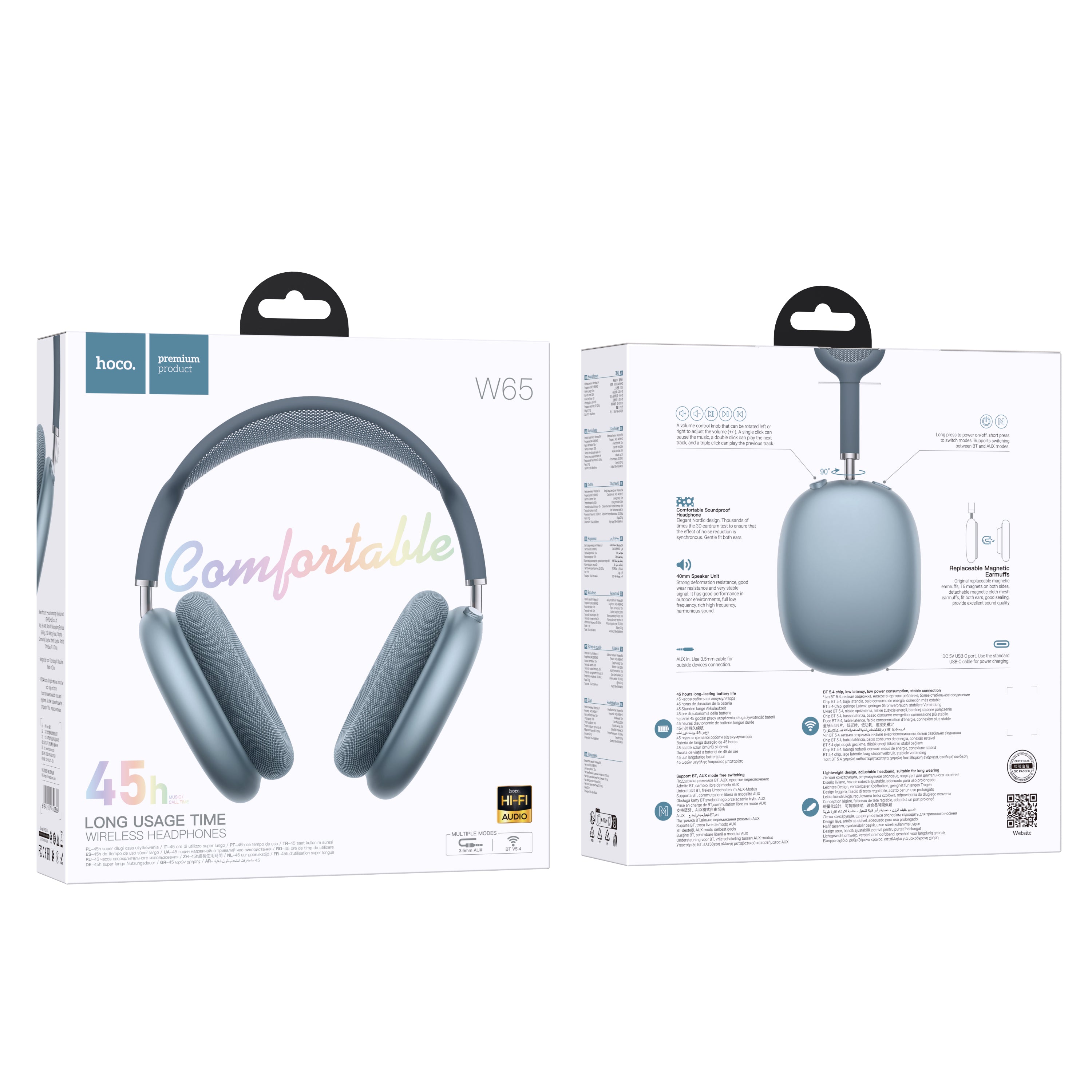 HD_SYNC:W65 Happy BT headphones