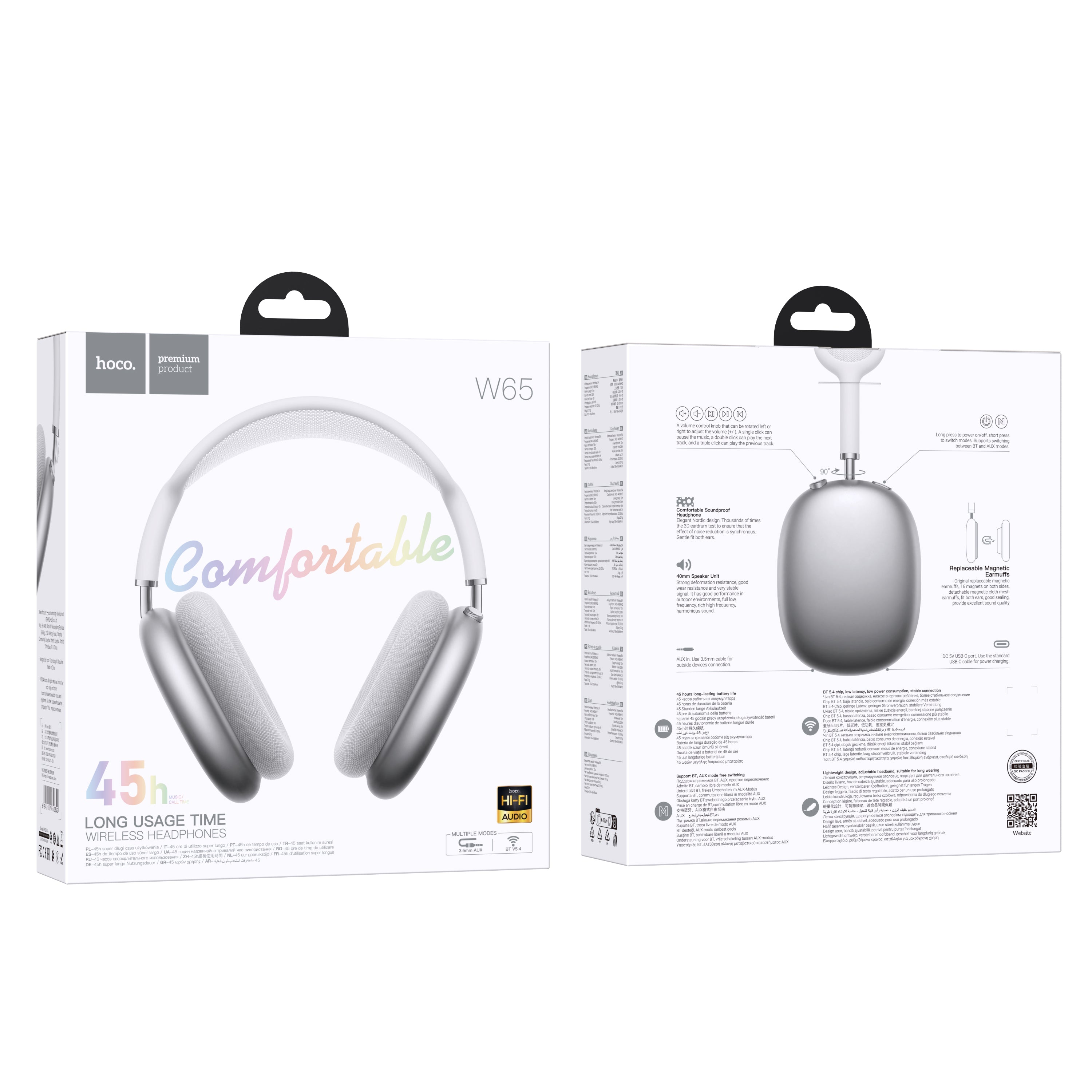 HD_SYNC:W65/W65 Plus magnetic earmuffs