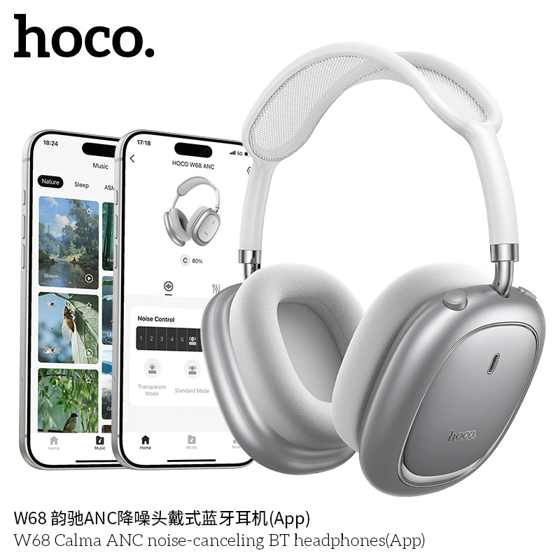HD_SYNC:W68 Calma ANC noise-canceling BT headphones(App)