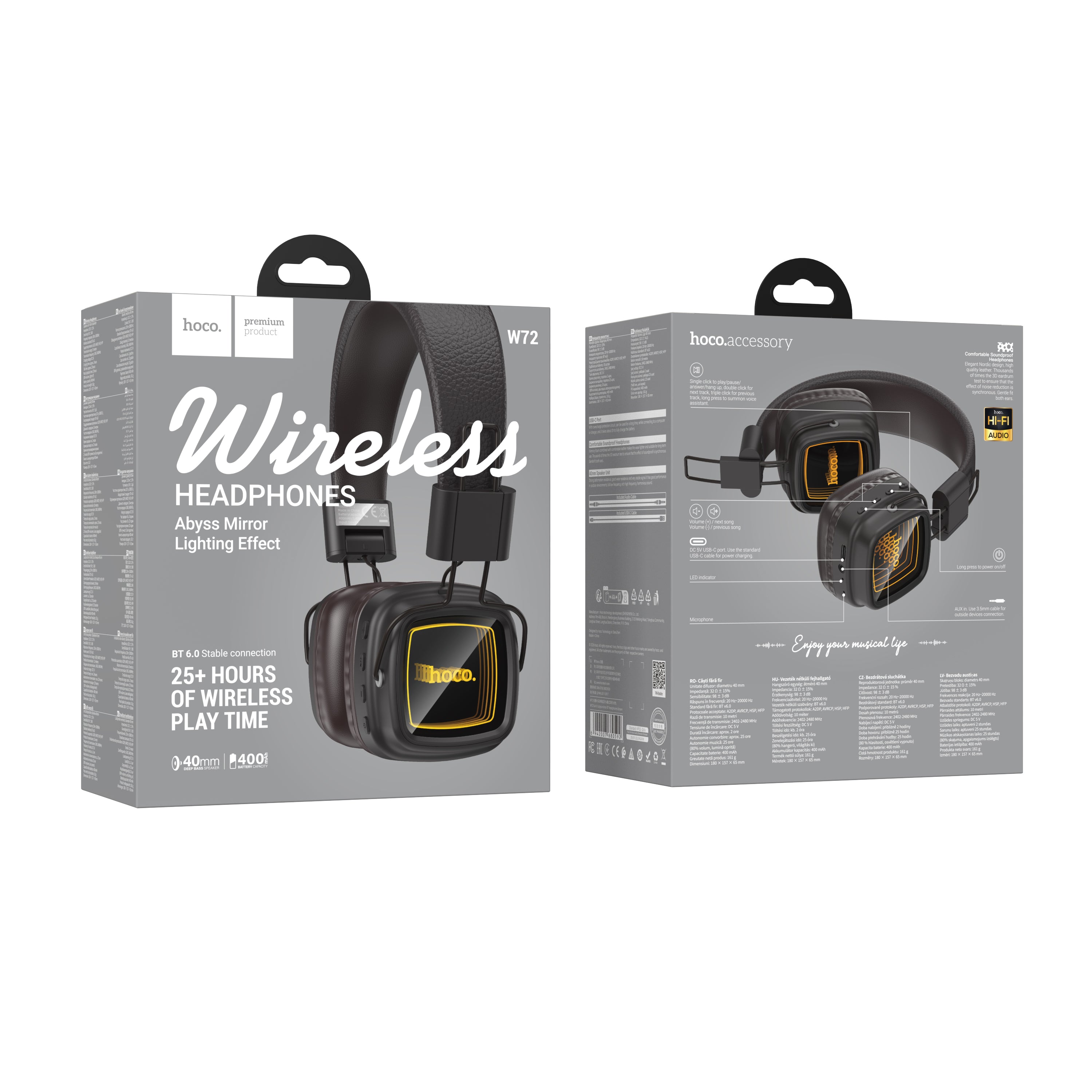 HD_SYNC:W72 Earl Ⅲ abyss mirror BT headphones