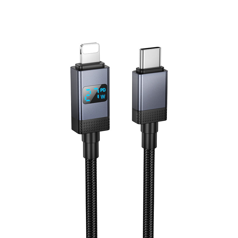 HD_SYNC:X118 Generous 5A charging data cable with display Type-C