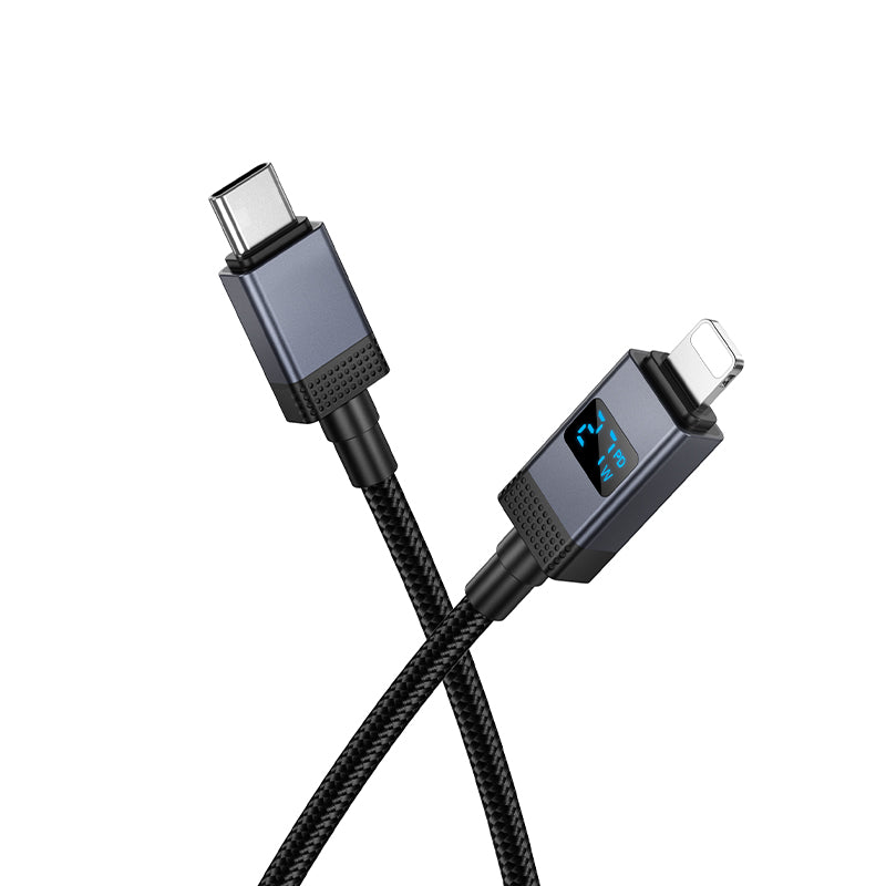 HD_SYNC:X118 Generous 5A charging data cable with display Type-C