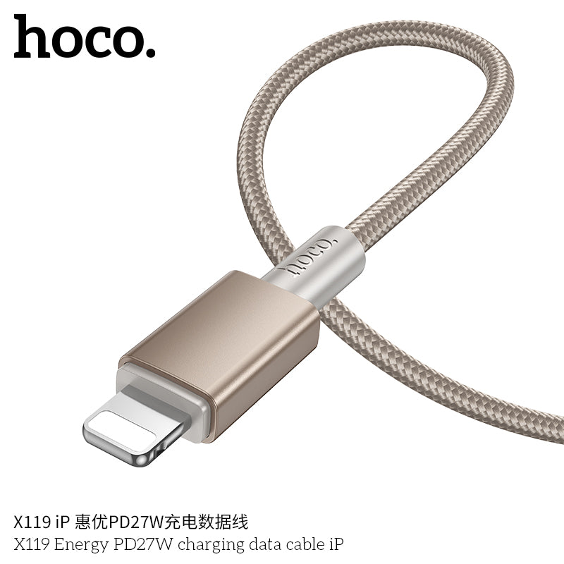 HD_SYNC:X119 Energy PD27W charging data cable iP(packaged)