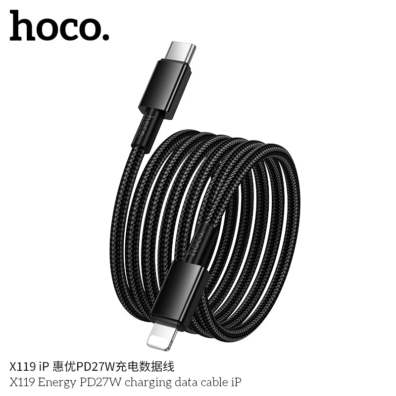 HD_SYNC:X119 Energy PD27W charging data cable iP(packaged)