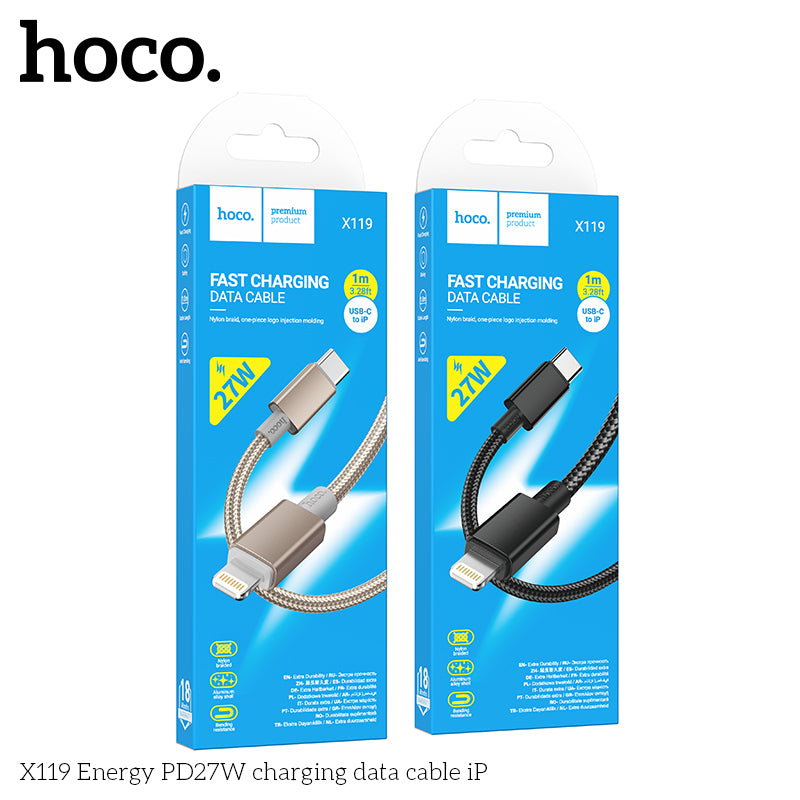 HD_SYNC:X119 Energy PD27W charging data cable iP(packaged)