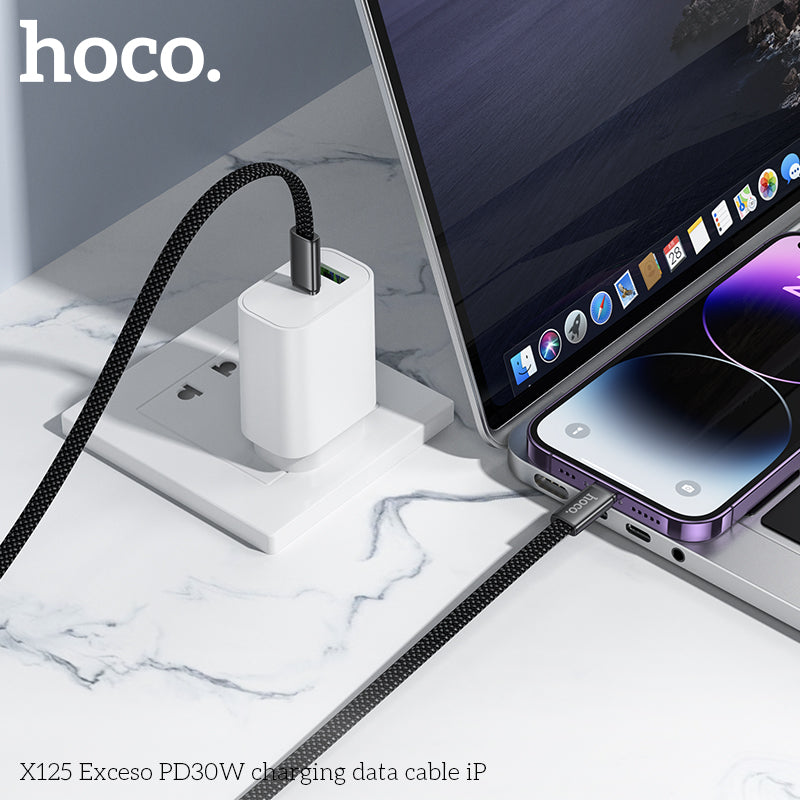 HD_SYNC:X125 Exceso PD30W charging data cable iP