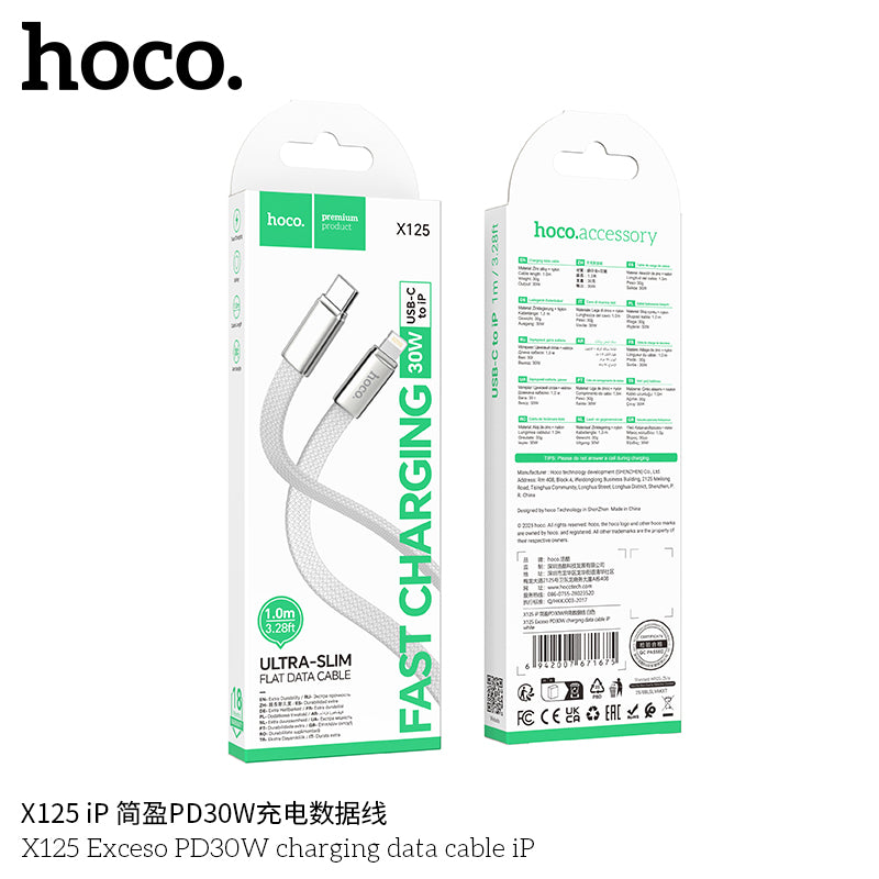 HD_SYNC:X125 Exceso PD30W charging data cable iP