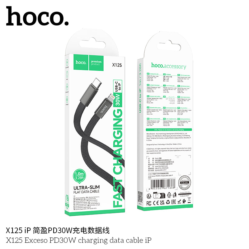 HD_SYNC:X125 Exceso PD30W charging data cable iP