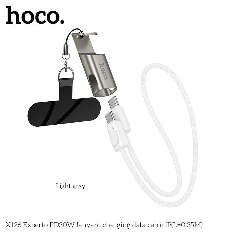 HD_SYNC:X126 Experto PD30W lanyard charging data cable iP(L=0.35M)