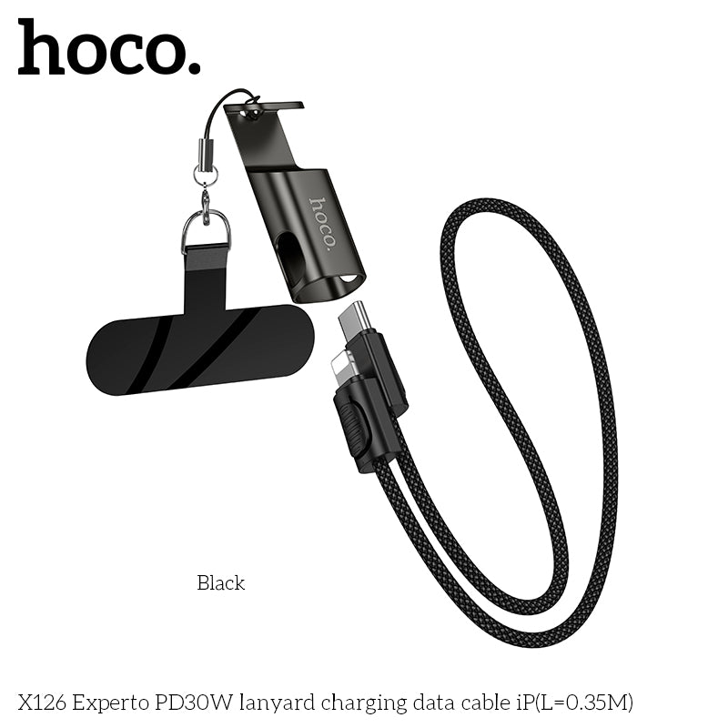 HD_SYNC:X126 Experto 60W lanyard charging data cable C to C(L=0.35M)