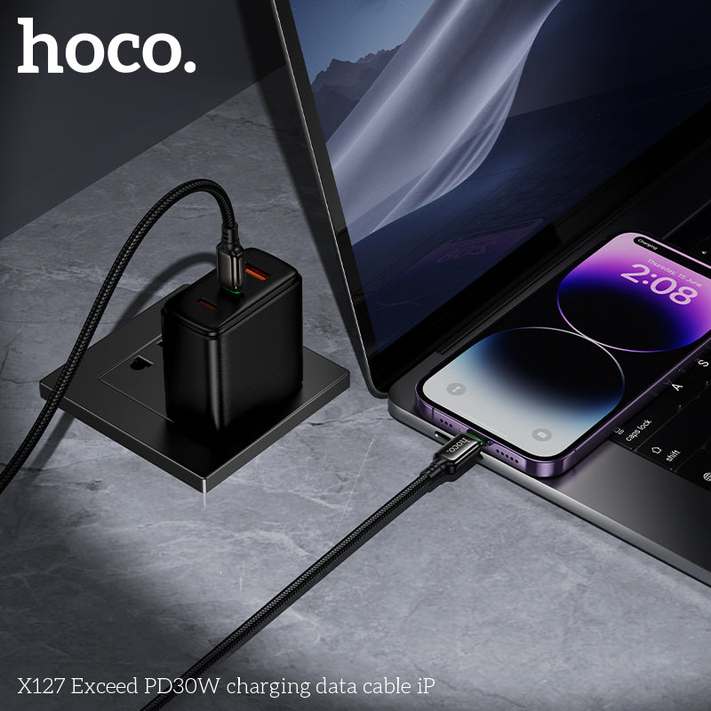 HD_SYNC:X127 Exceed PD30W charging data cable iP