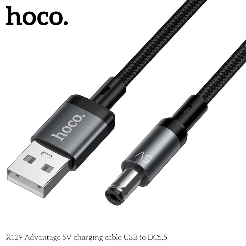 HD_SYNC:X129 Advantage 5V charging cable USB to DC5.5