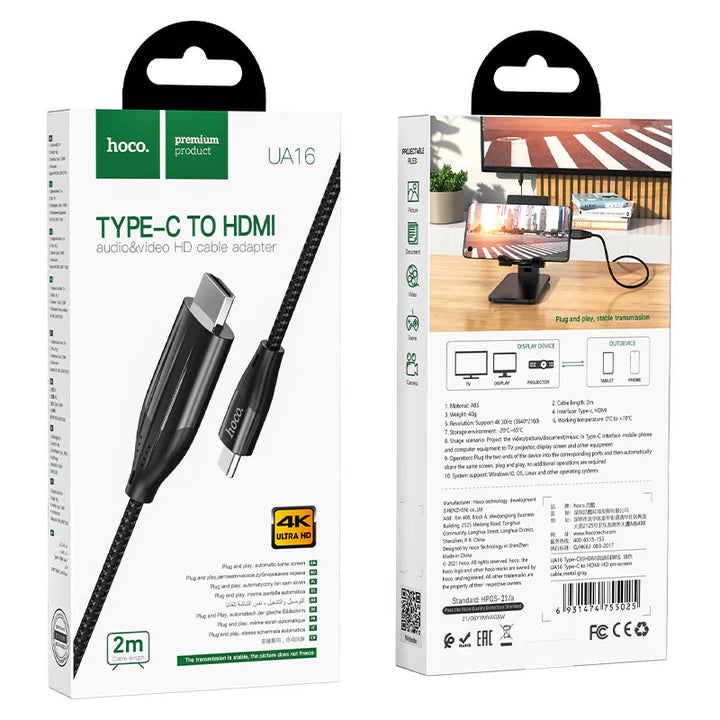 Ua16 type c hdmi
