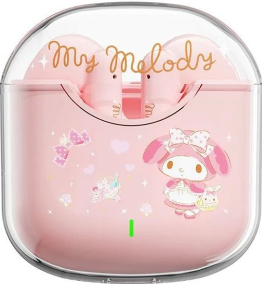 Kuromi Cinnamorol Pompompurin Hellokitty and My melody Ear Air Pods Earphones Music Hello Kitty Sanrio