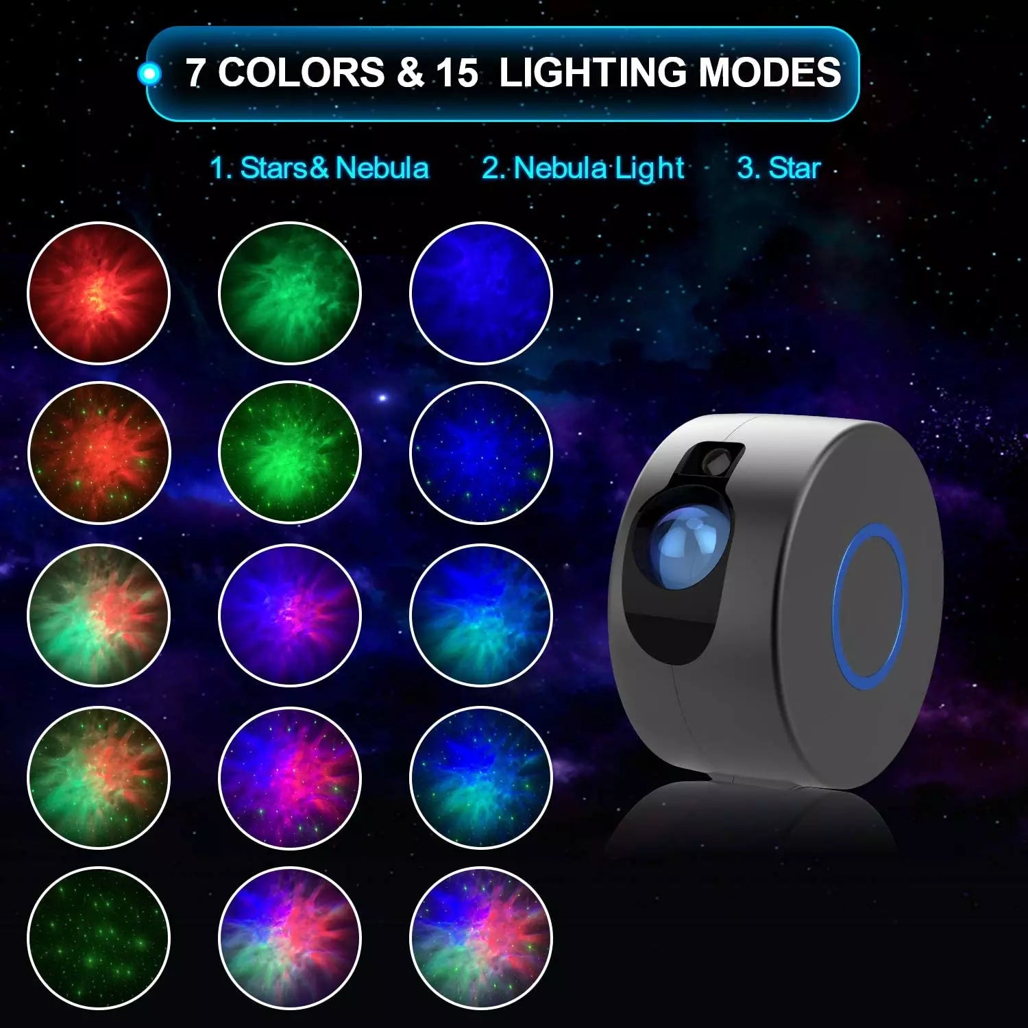 Tuya 3D Smart Aurora Wifi LED App Starry Sky Star Projector Galaxy Night Lamp