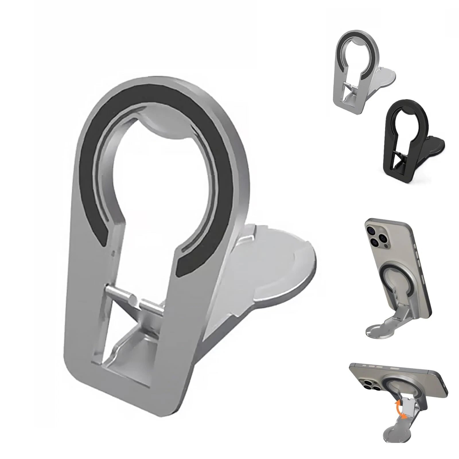 Adjustable Holder Magnetic Phone Stand For And phones,Compatible With Car Mount