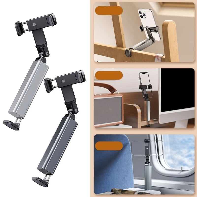 Table Airplanes Travel Phone Holder Stand Mount Desk 360 Rotate Foldable Phone Holder