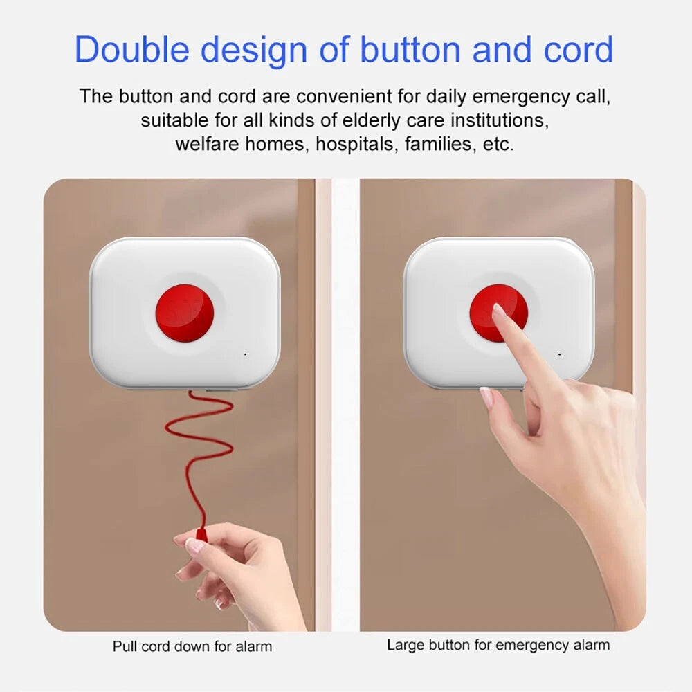 WiFi SOS Emergency Panic Button Health Personal Older Alarm Waterproof Tuya