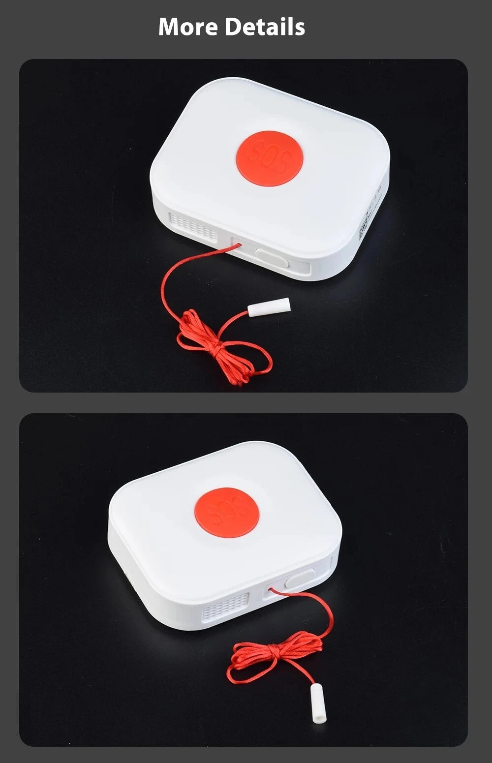 WiFi SOS Emergency Panic Button Health Personal Older Alarm Waterproof Tuya