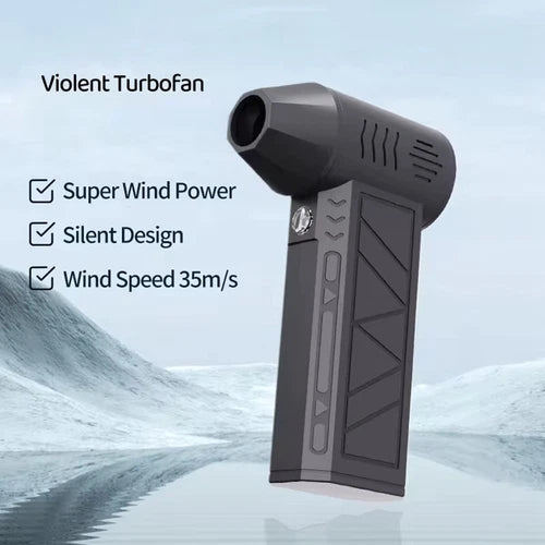 Air Blower with Extra Nozzle 130000RPM Turbo Fan Wind Speed