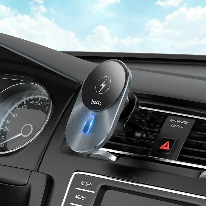 HOCO CA91 15W Qi Wireless Car Charger Magnetic