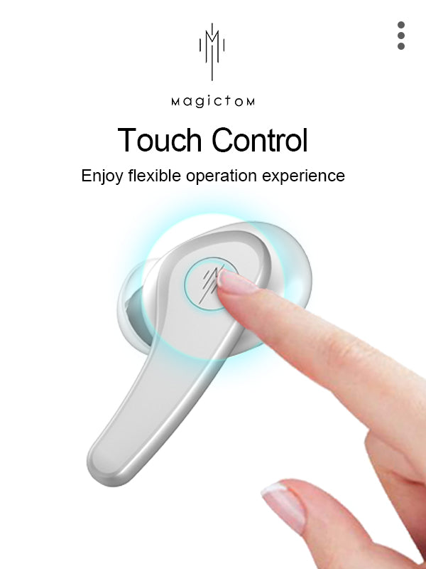 Premium  Wireless Noice Cancelling In-Ear airpod Magic TOM Black