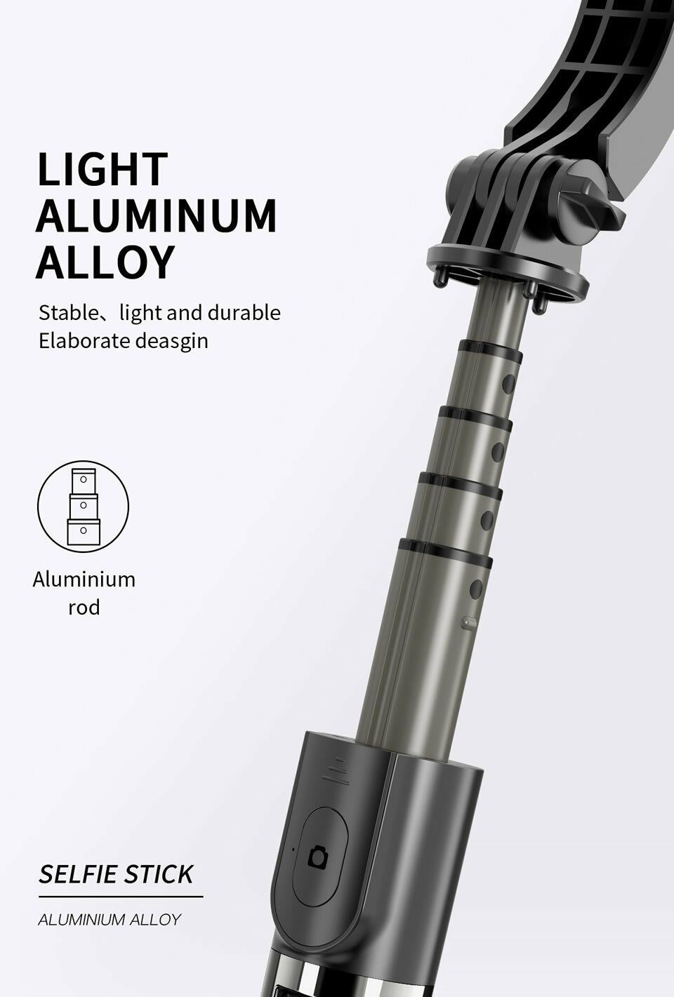 Gimbal Stabilizer Selfie Stick