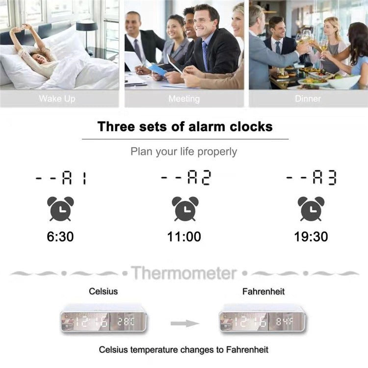 Phone Wireless Charger Clock