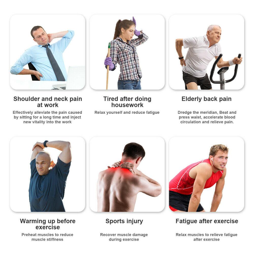 Super High Power 30 Speed XL Massage Gun 6 Heads Muscle  with Carry Case Bag