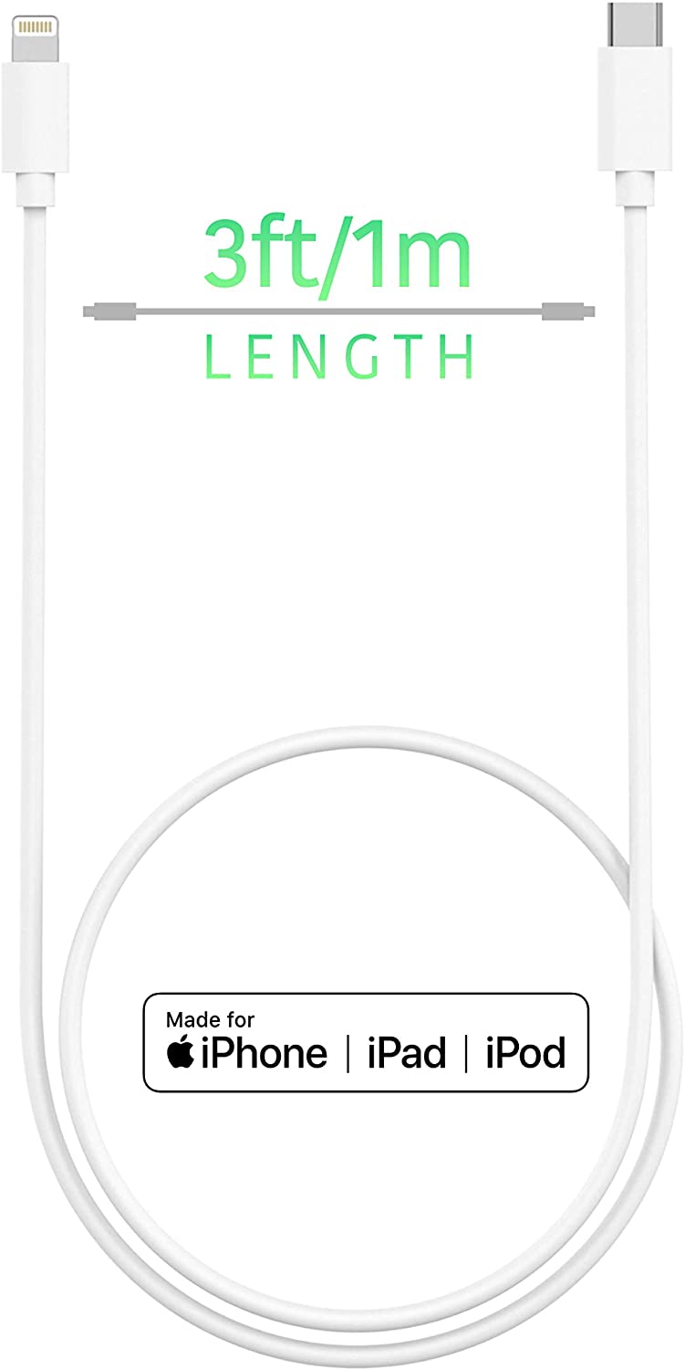 For iphone 12  18w  cable USB-C to Lightning Cable (2 m)