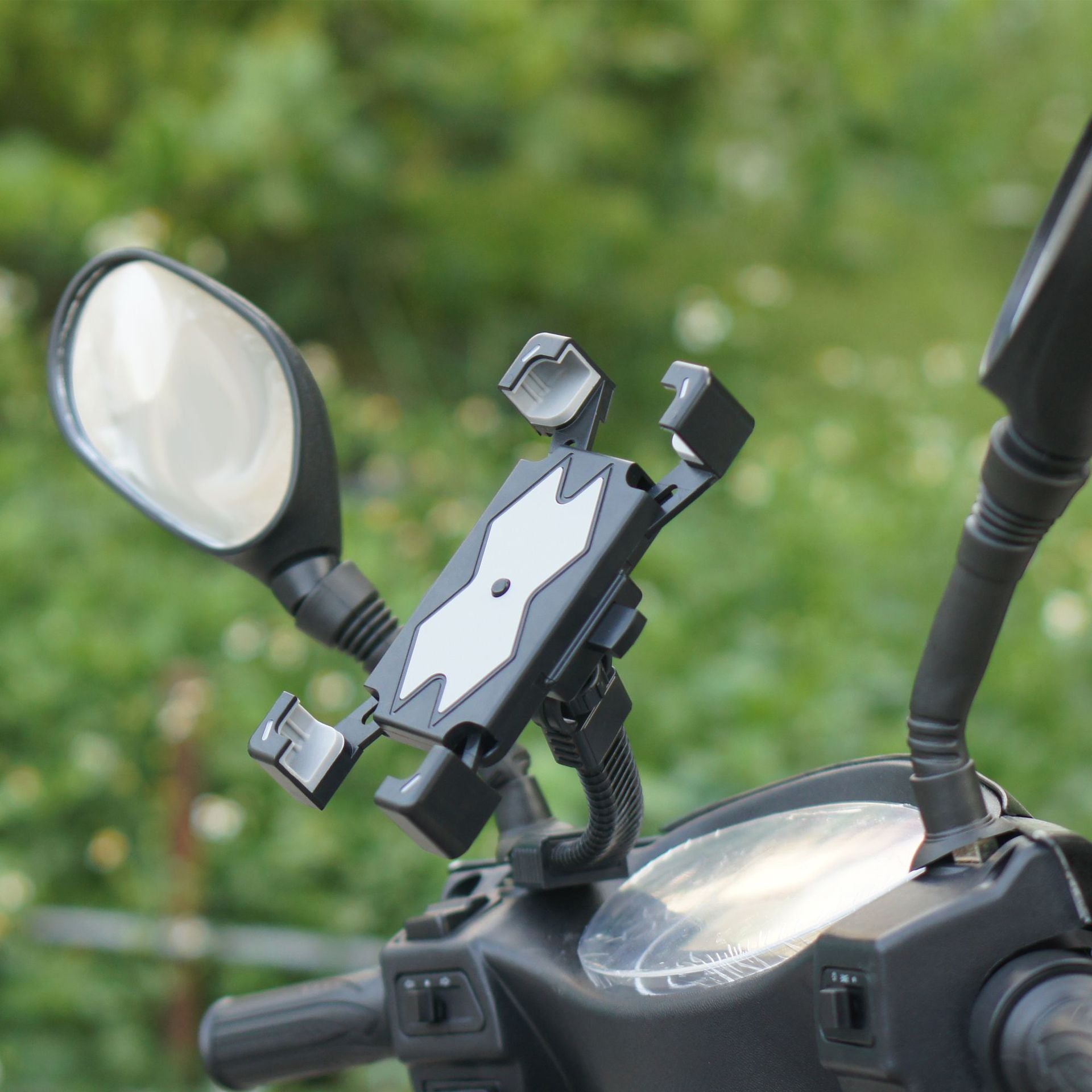 Auto Lock Bike Holder or motorcycle phone holder-Black