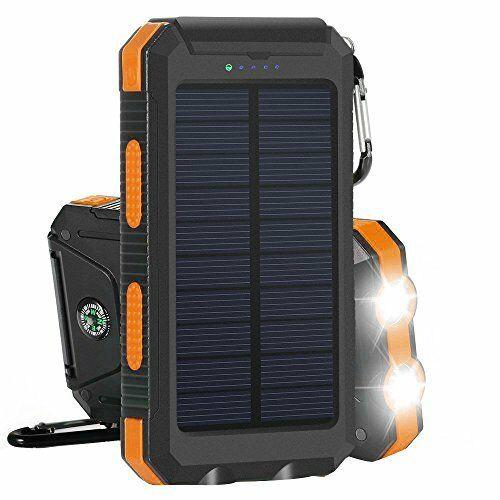 10000mAh Portable Solar Panel  Power Bank