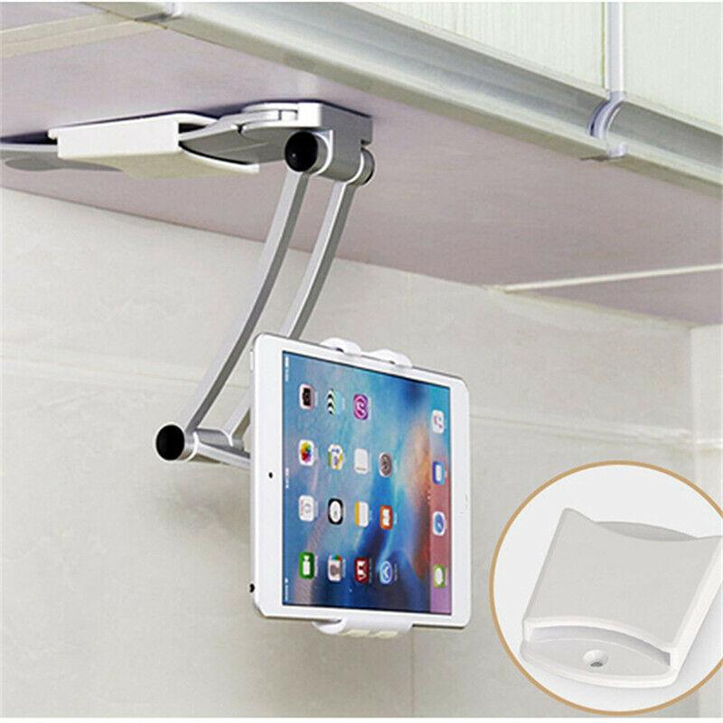 Kitchen ipad holder Fold Wall Mount Tablets Phone Stand Bracket Holder