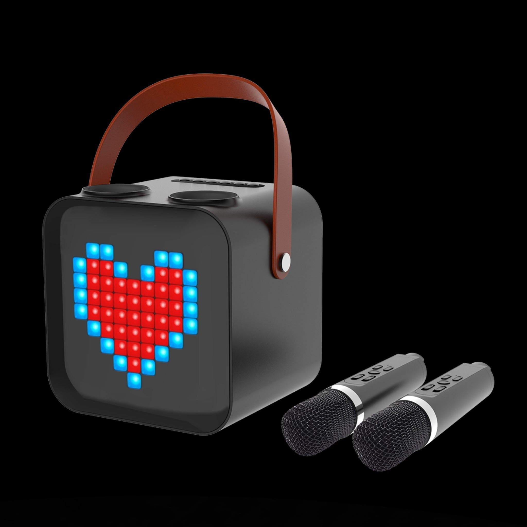 TEQ SP-100 BT Karaoke Speaker Portable Rgb Light Singing Speaker