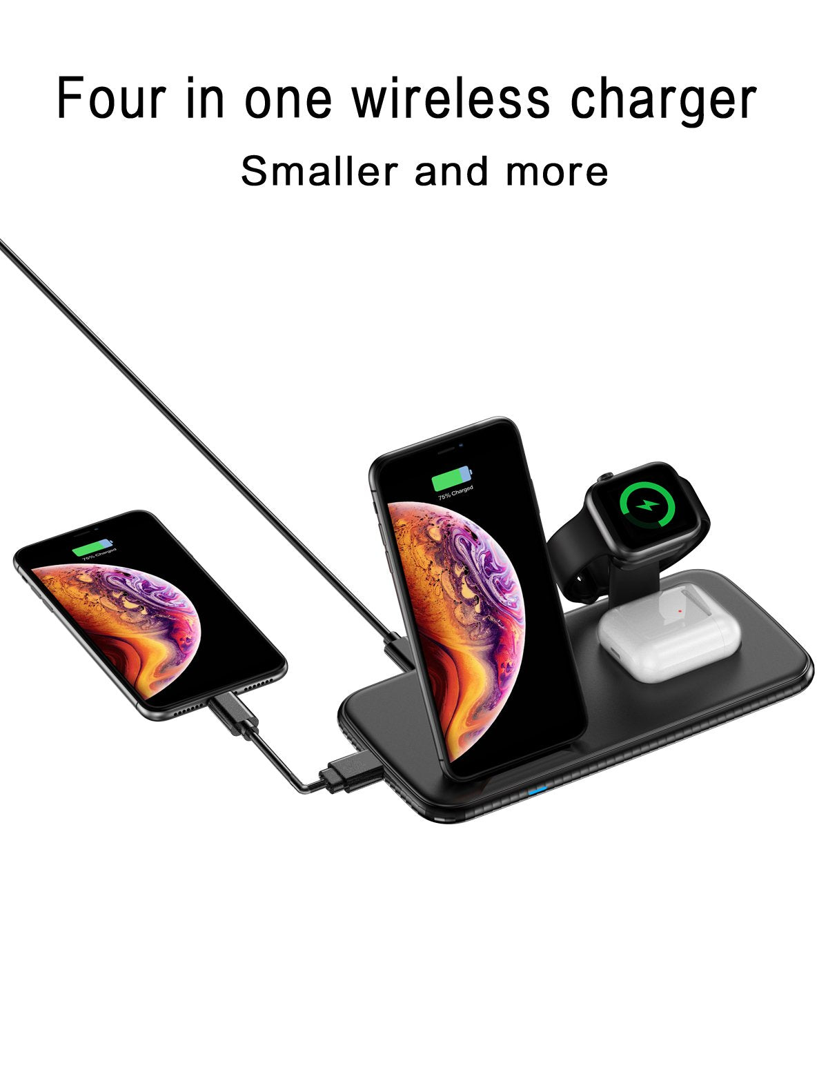 iphone 12 wireless charger 4 in 1  15w