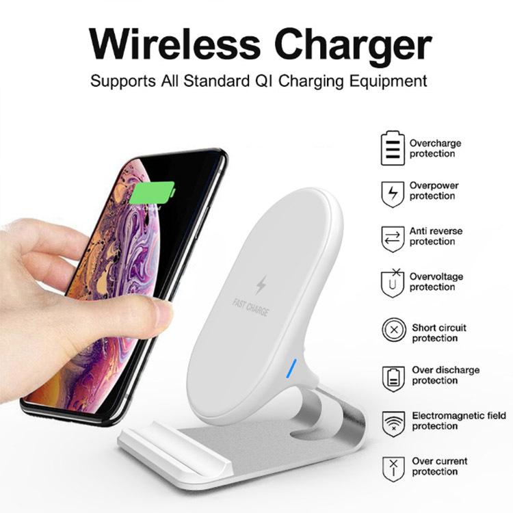 20w metal wireless stand for iphone   smartphone
