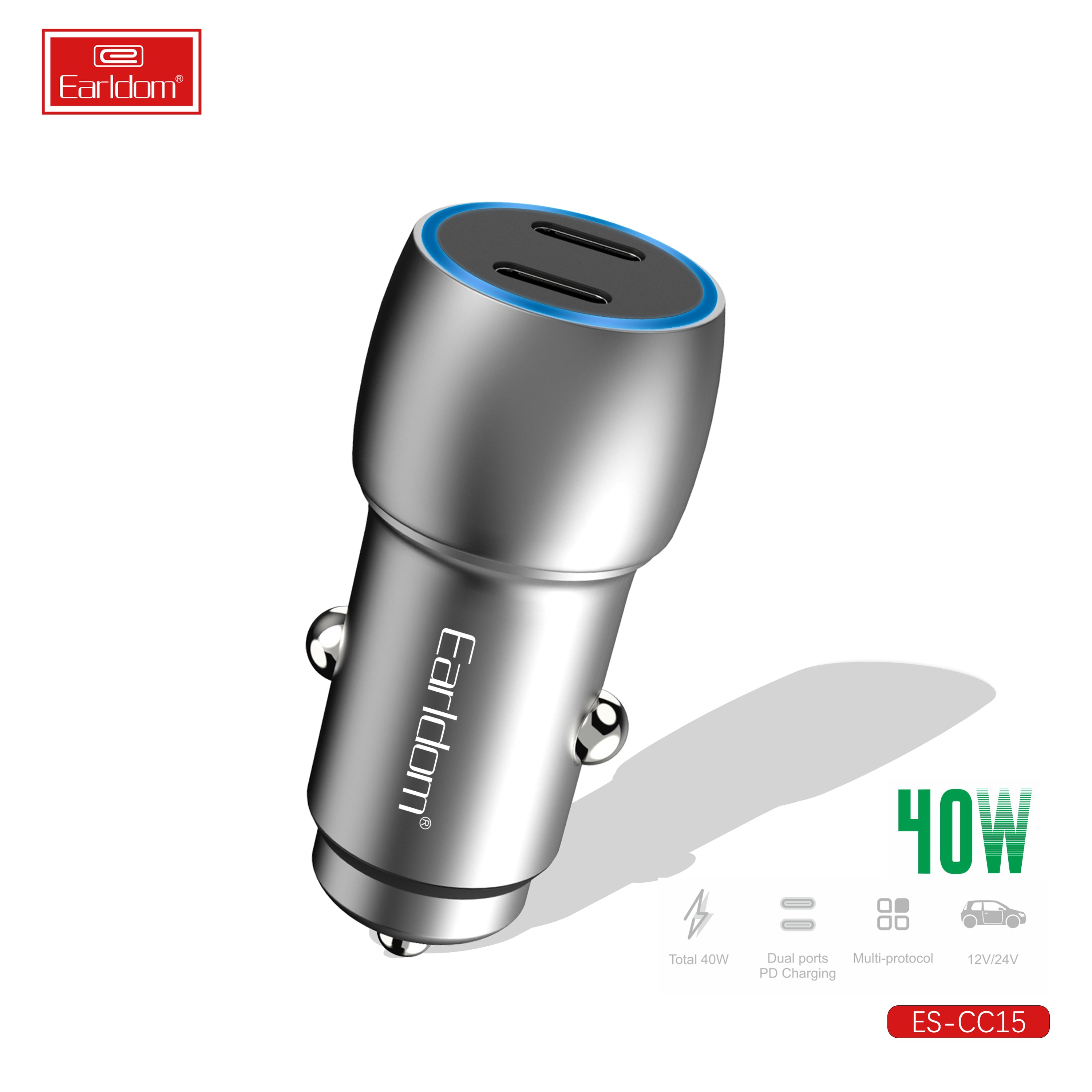 ES-CC15 Car charger -40W