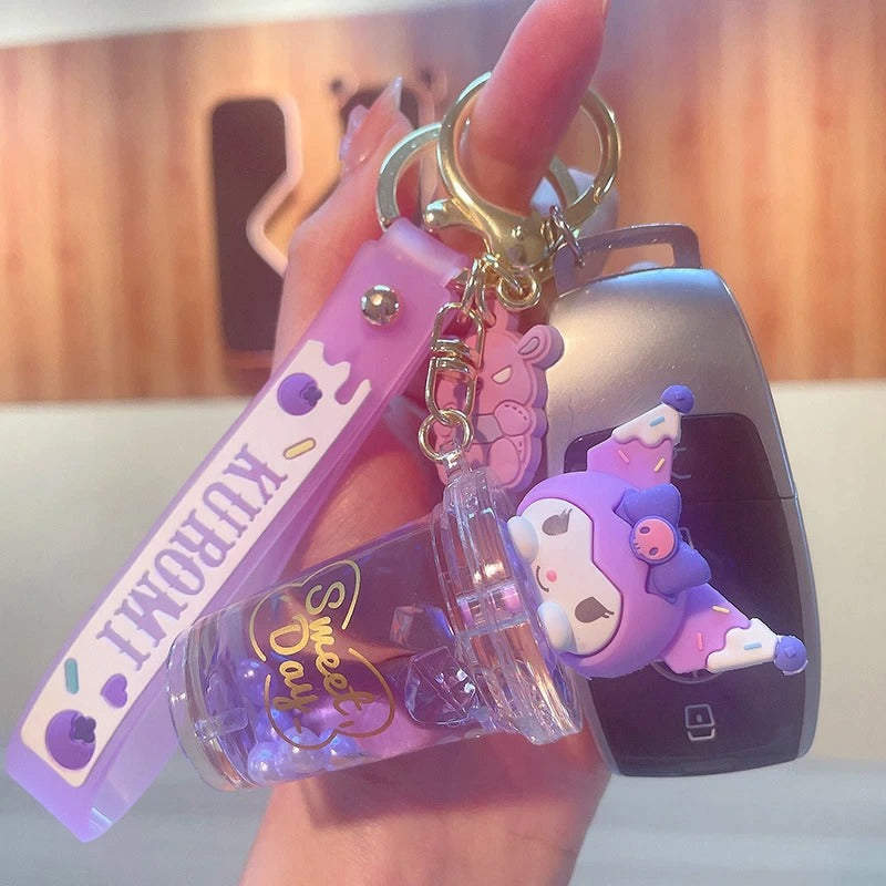Mix liquid keychain