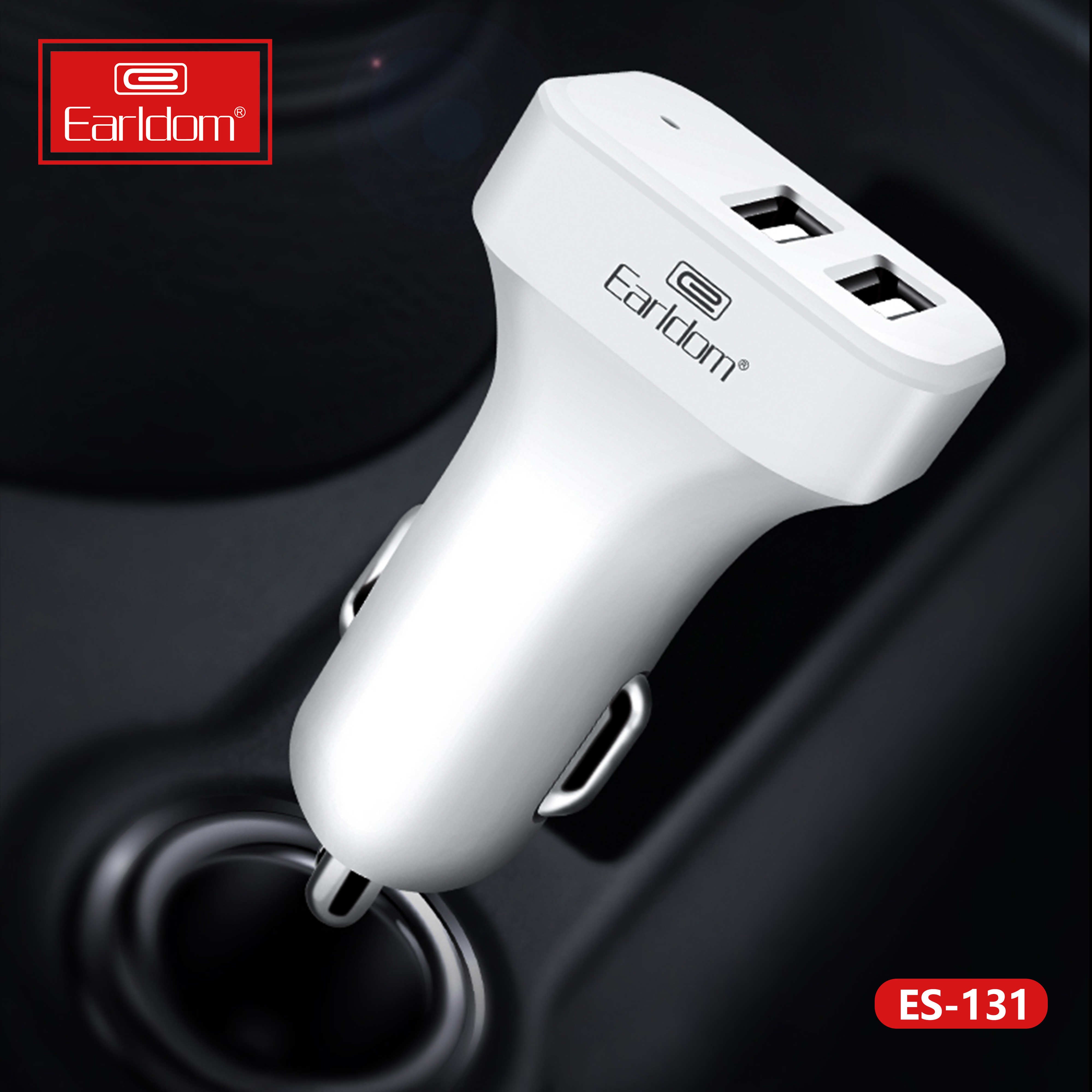 ES-131 Car charger 2 USB adapter