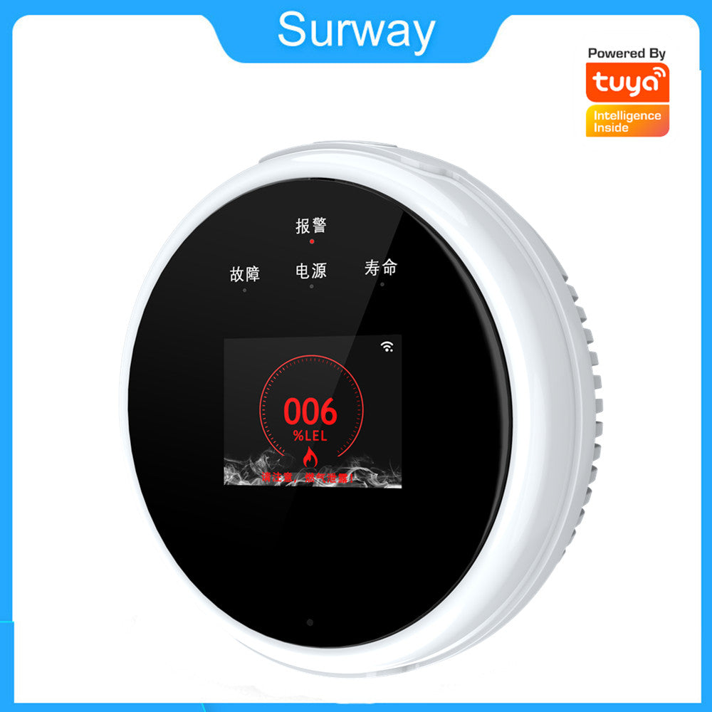 Smart WiFi Alarm Sensor Natural Gas Leak Detector Gas Detector Detection Alarm！