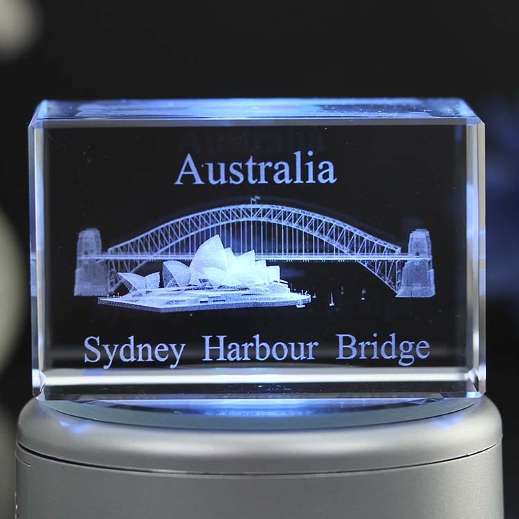 SYDNEY HARBOUR BRIDGE CRYSTAL  Laser+LED LIGHT