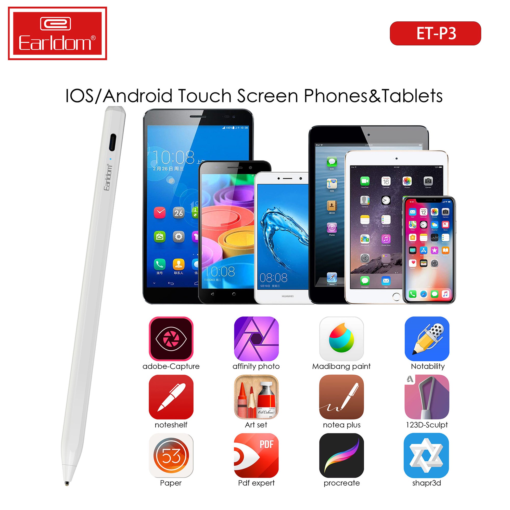 ET-P3 Touch pen for iPad