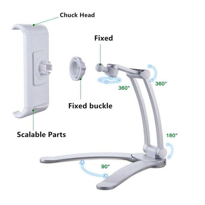 Kitchen ipad holder Fold Wall Mount Tablets Phone Stand Bracket Holder