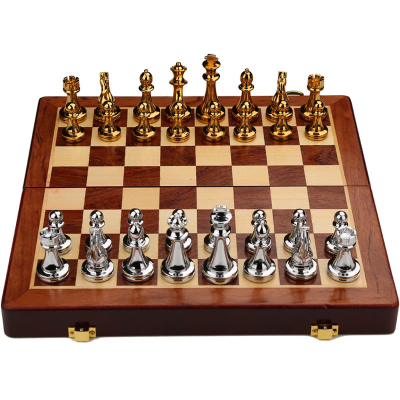 Metal Chess Set High-grade  -Gold Silver