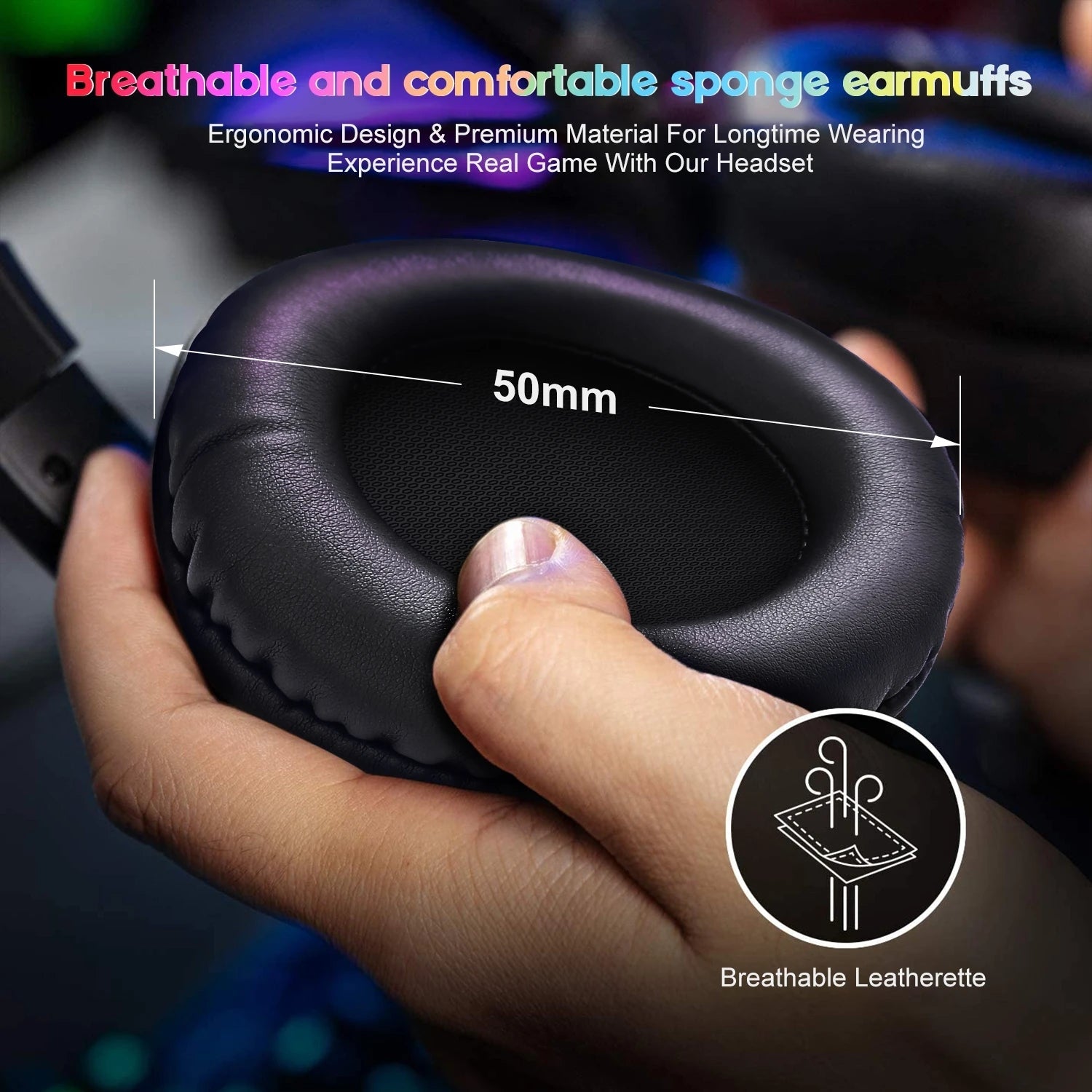 SoulBytes Gaming Noise Canceling Headphones For Ps4 ps5 Xbox PC Nintendo Switch