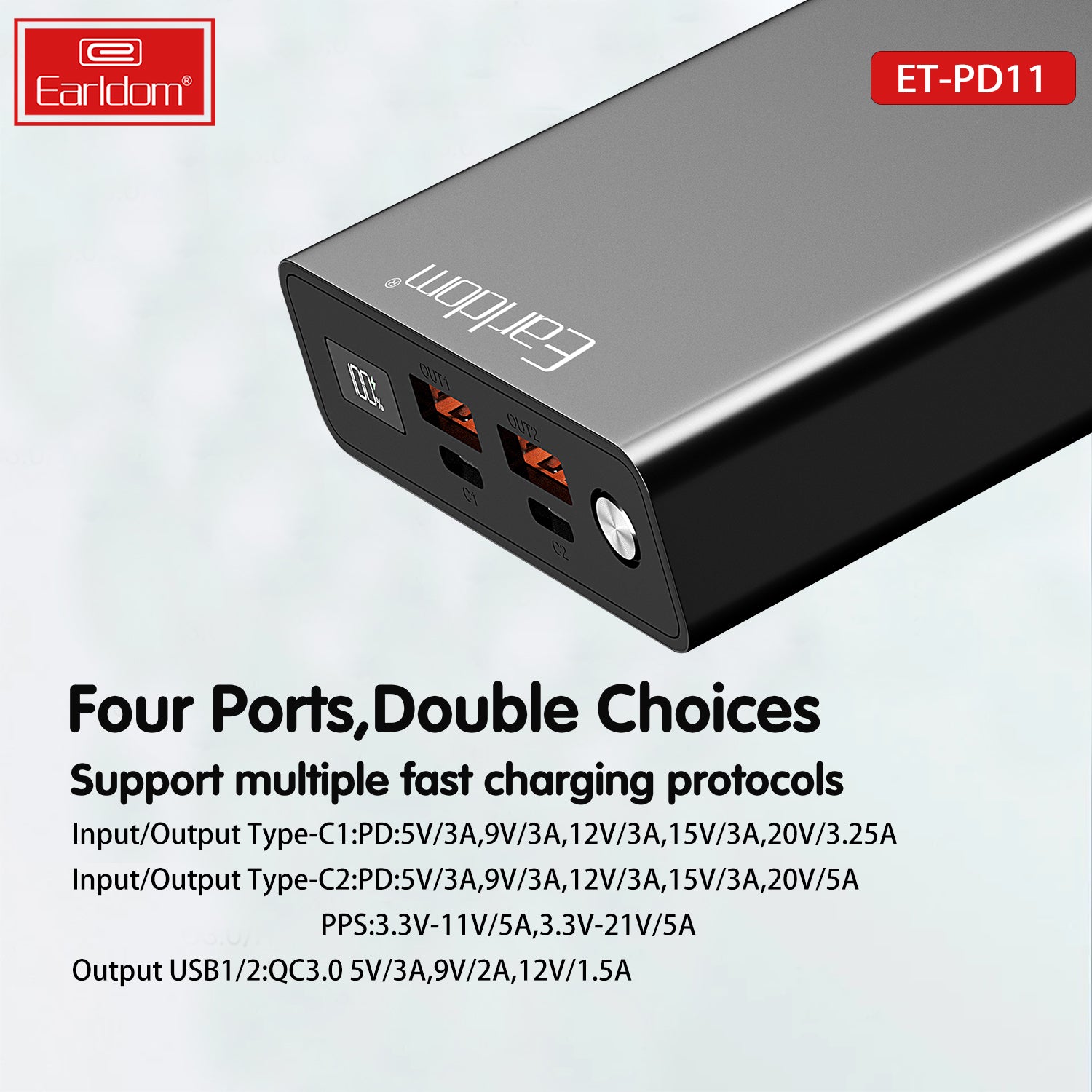 ET-PD11 Power Bank (20000mAh) 100W
